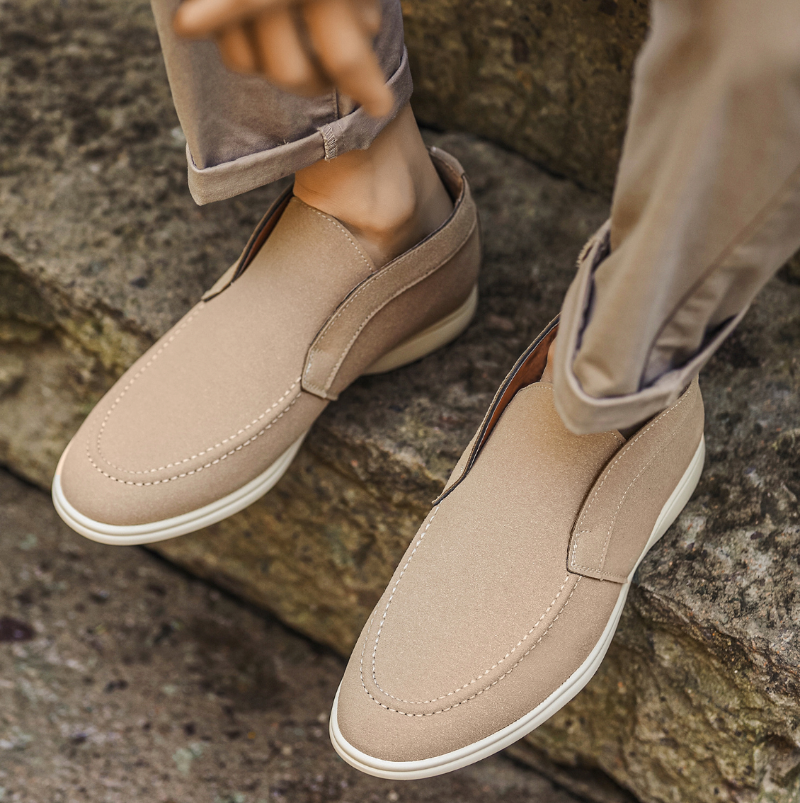 Suede Mid-Top Comfort Loafer