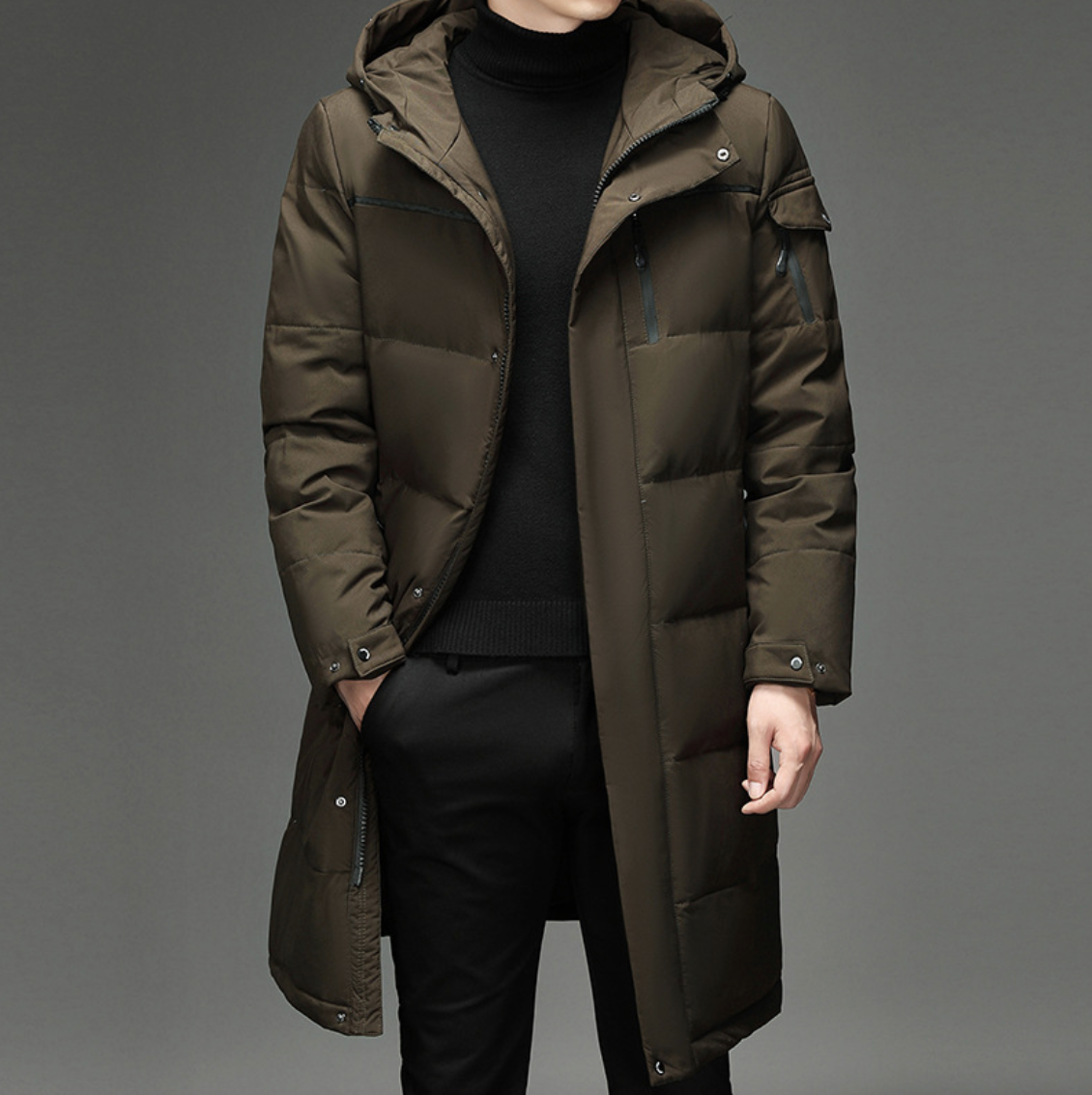 Long Winter Parka Coat