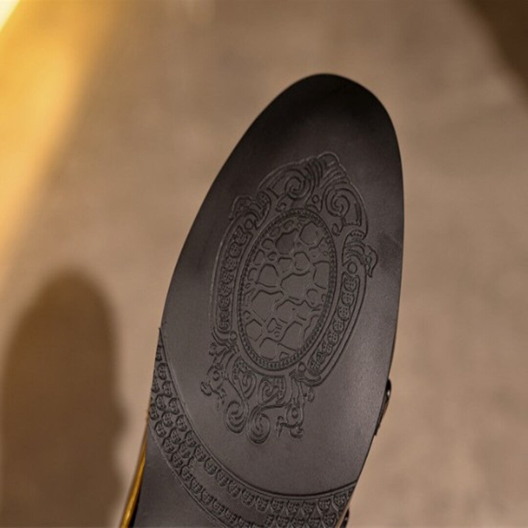 Elegant Double Buckle Loafers
