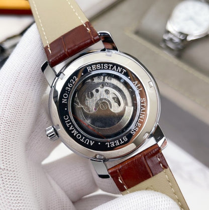 Leather Tourbillon Watch