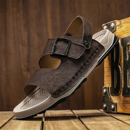 COMFORT WALKING LEATHER SANDALS