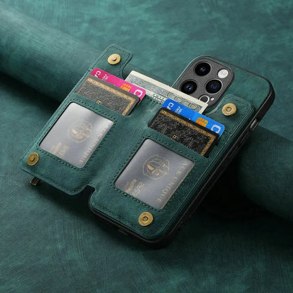 IPHONE LEATHER WALLET COVER