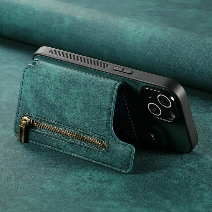 IPHONE LEATHER WALLET COVER