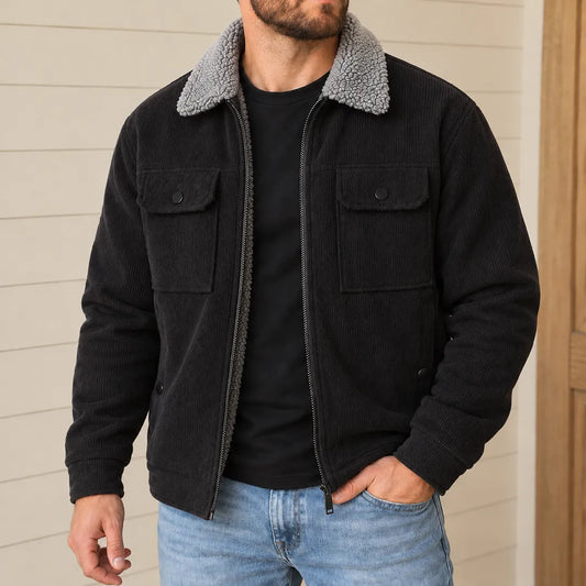 Sherpa Collar Casual Jacket