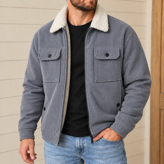 Sherpa Collar Casual Jacket