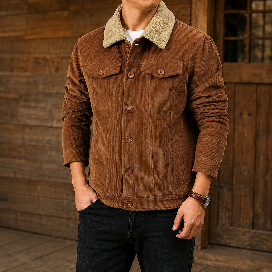 Sherpa Lined Corduroy Jacket