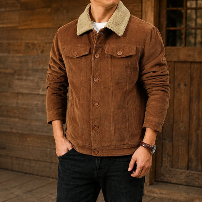 Sherpa Lined Corduroy Jacket