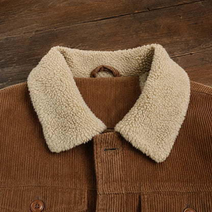 Sherpa Lined Corduroy Jacket