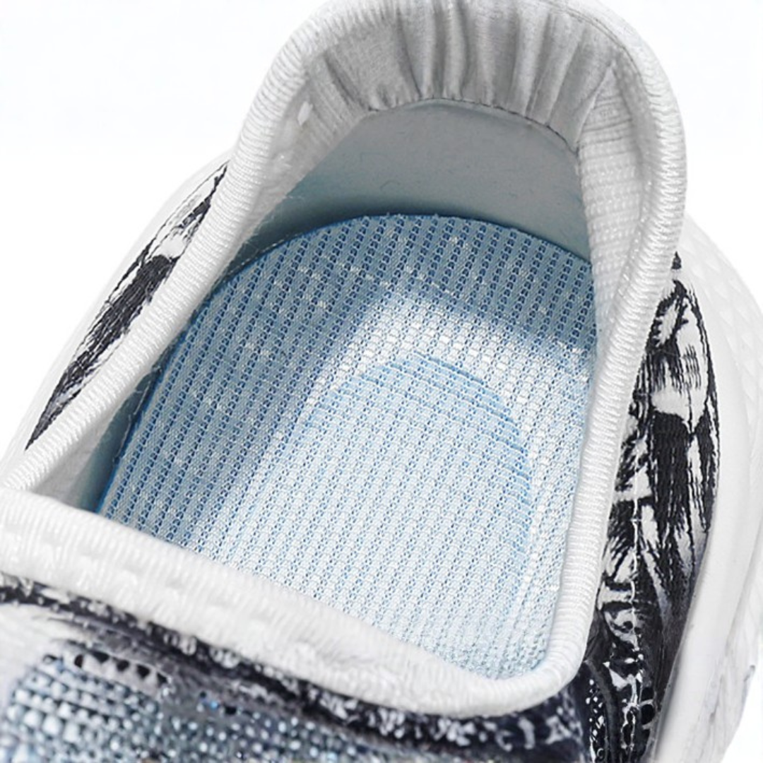 Skull Print Sneakers