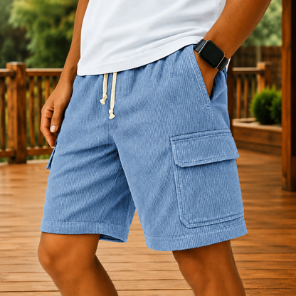 Flap Pocket Cargo Shorts