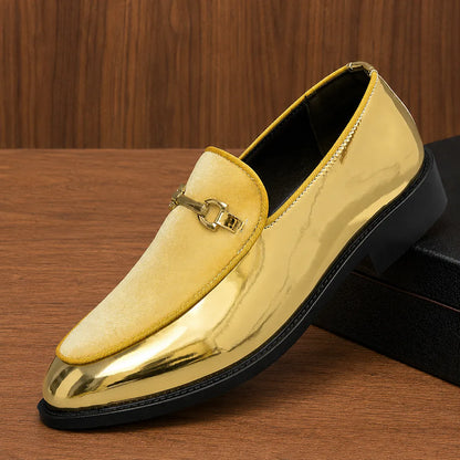 Sleek Moc Toe Loafers