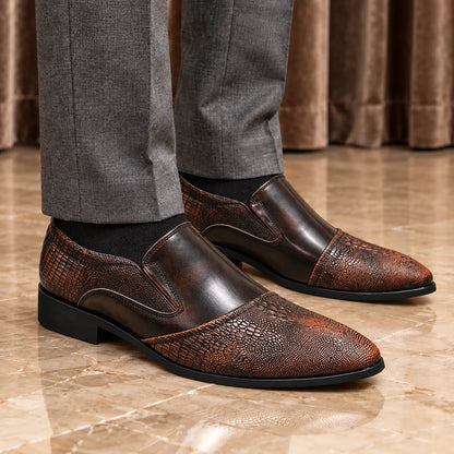 Smart Textured Slip-On Shoes