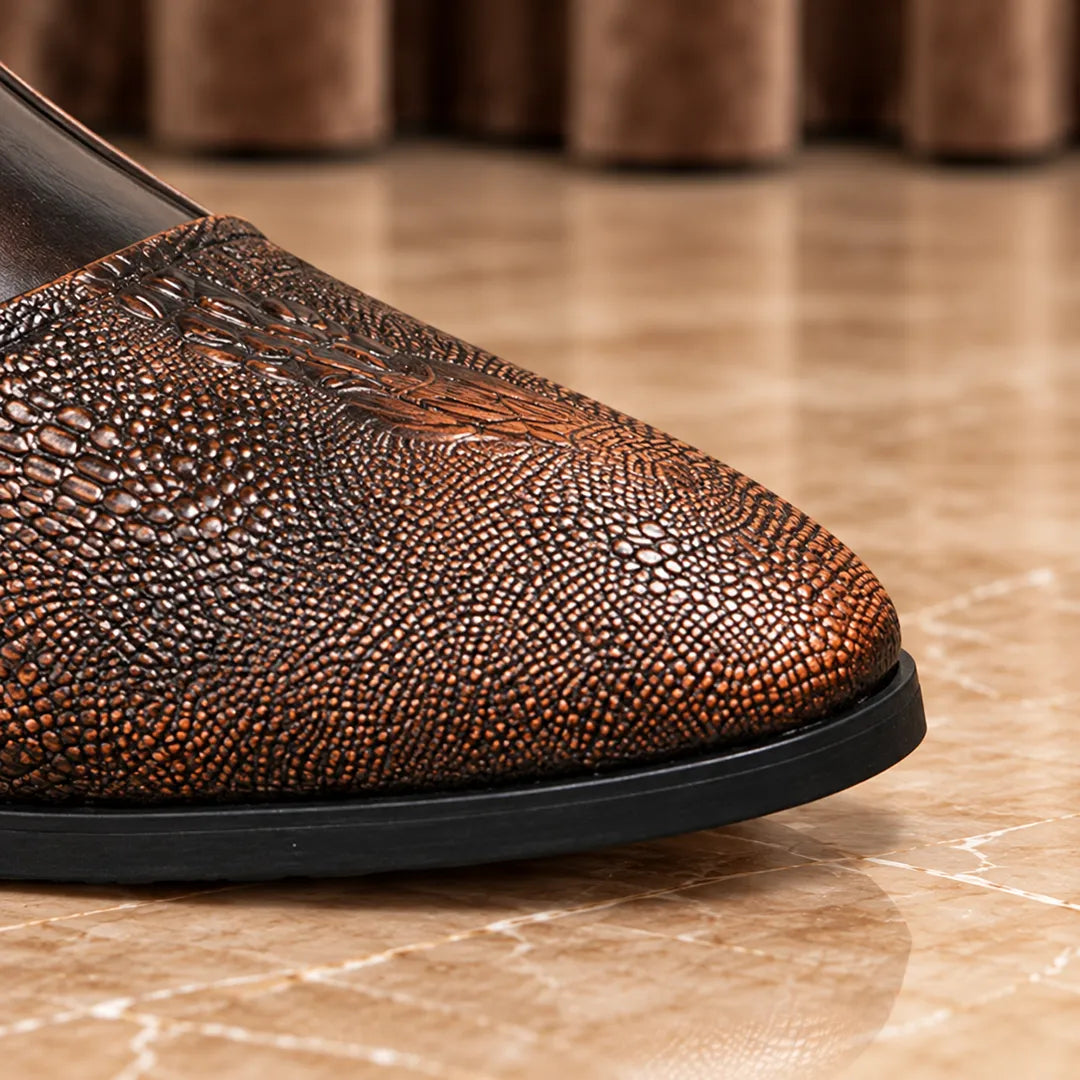 Smart Textured Slip-On Shoes