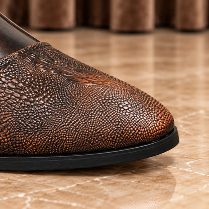 Smart Textured Slip-On Shoes