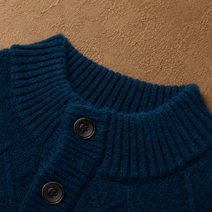 Soft Knit Henley Sweater