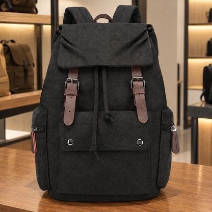 Spacious Buckle Backpack