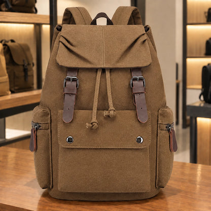 Spacious Buckle Backpack