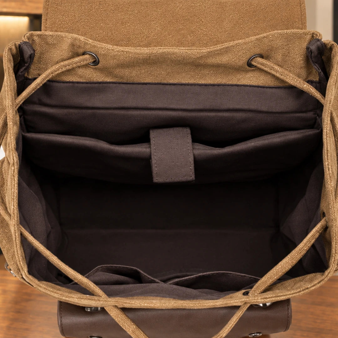 Spacious Buckle Backpack
