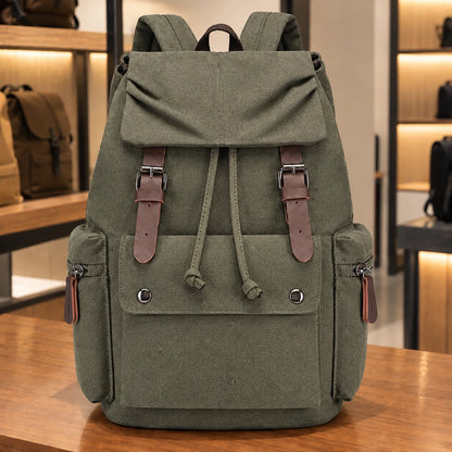Spacious Buckle Backpack