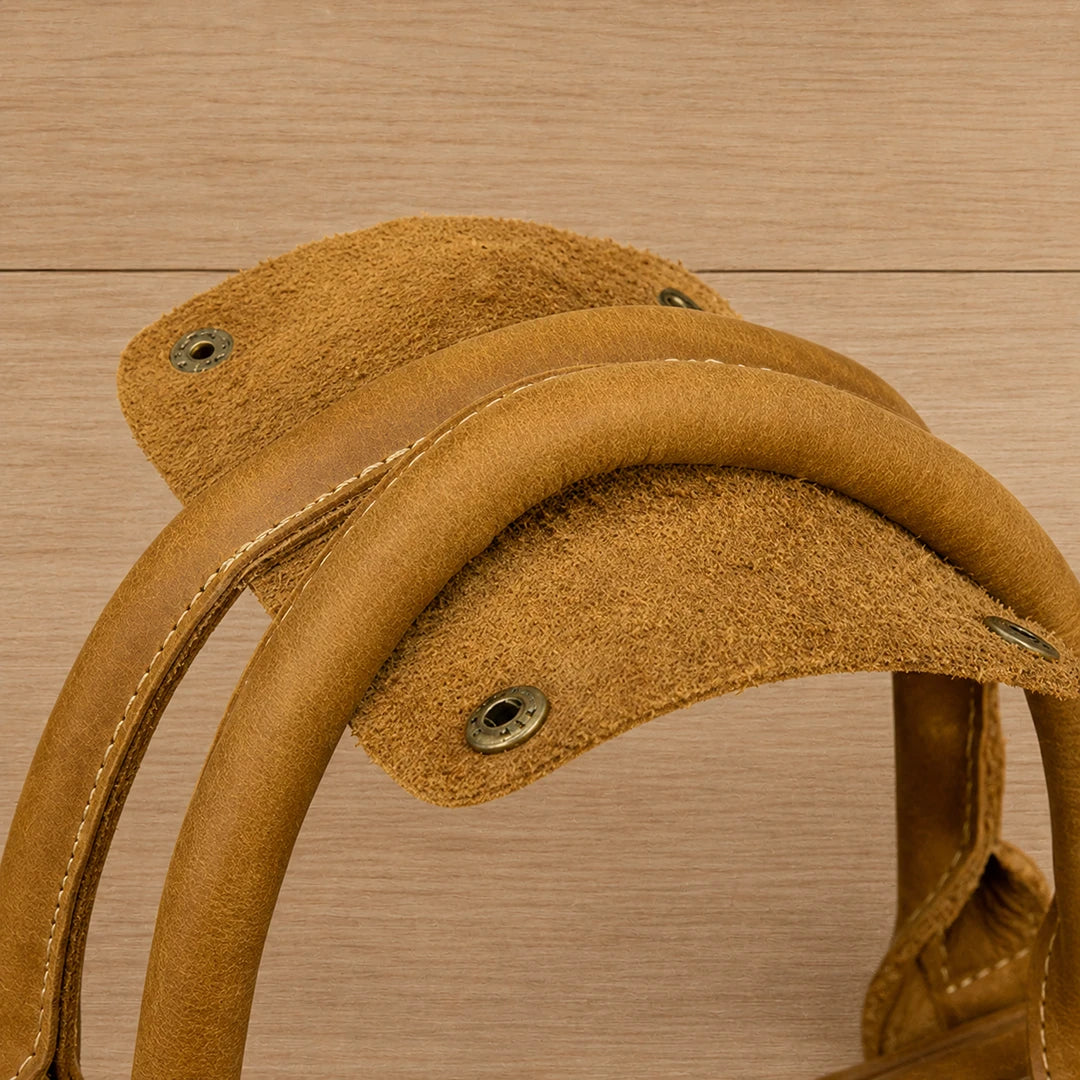 Spacious Leather Duffel Bag
