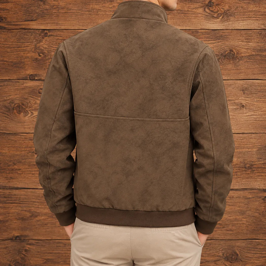 Stand Collar Zip Jacket