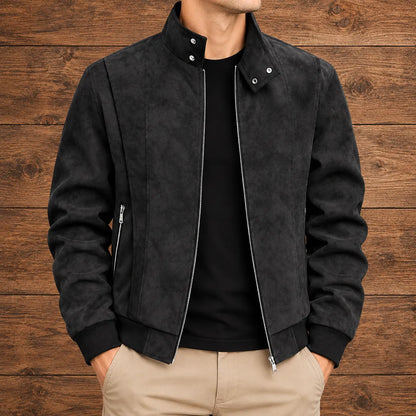 Stand Collar Zip Jacket