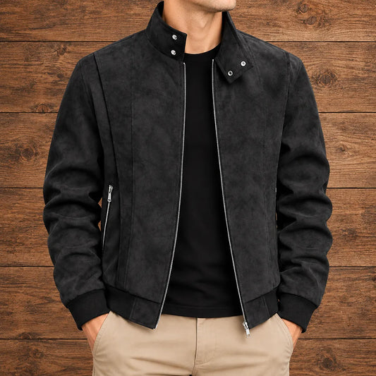 Stand Collar Zip Jacket