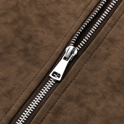 Stand Collar Zip Jacket