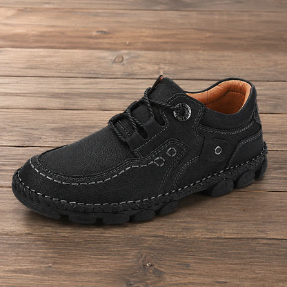 Stitched Casual Low-Top Sneakers