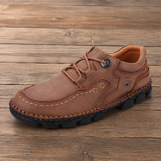 Stitched Casual Low-Top Sneakers