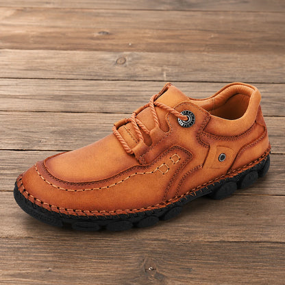 Stitched Casual Low-Top Sneakers
