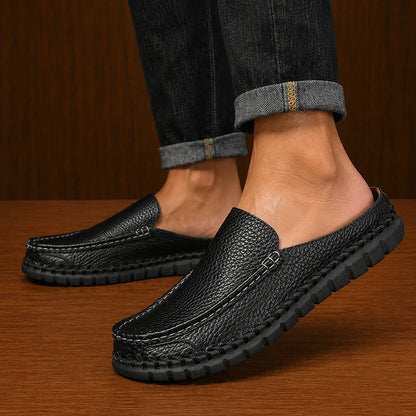 Stitched Moccasin Mules