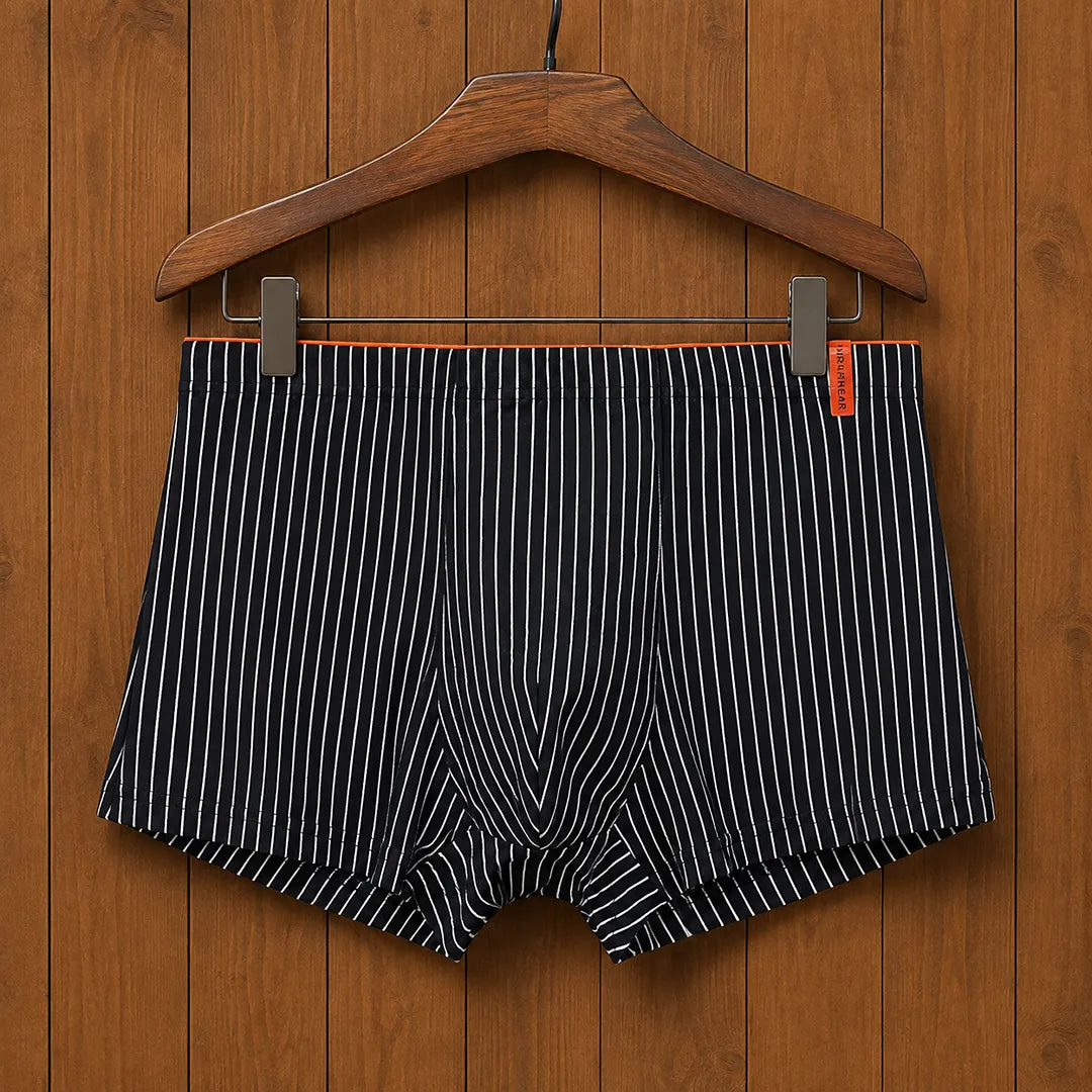 Striped Casual Boxer Briefs