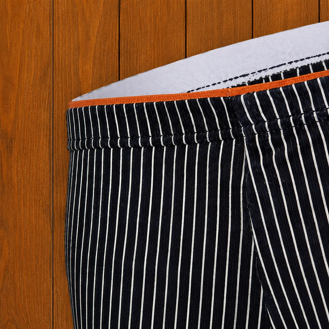 Striped Casual Boxer Briefs