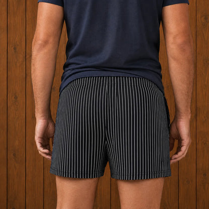 Striped Casual Boxer Briefs