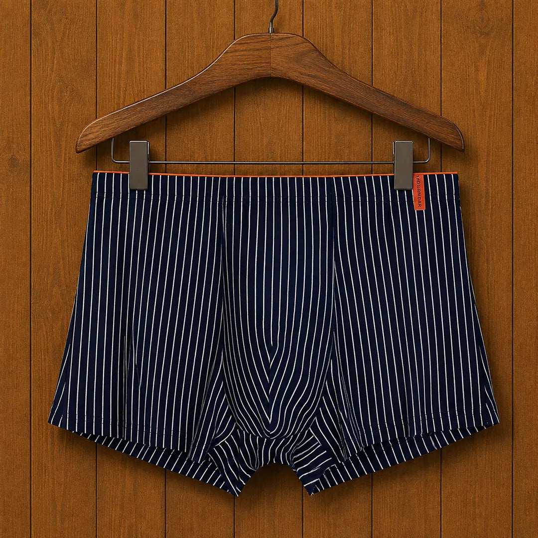 Striped Casual Boxer Briefs