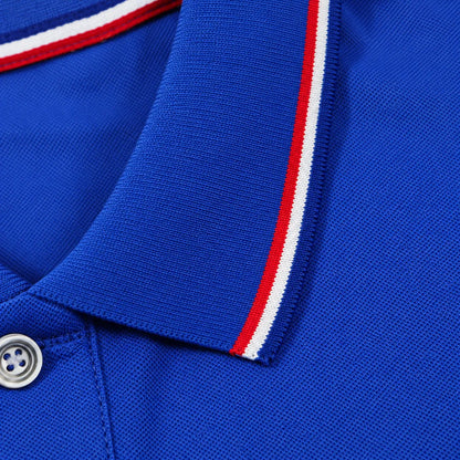 Striped Collar Polo Shirt