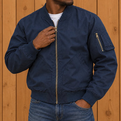 Structured Bomber Jacket