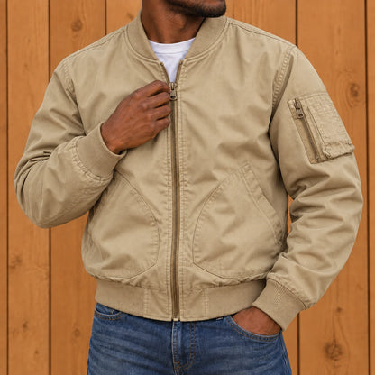 Structured Bomber Jacket