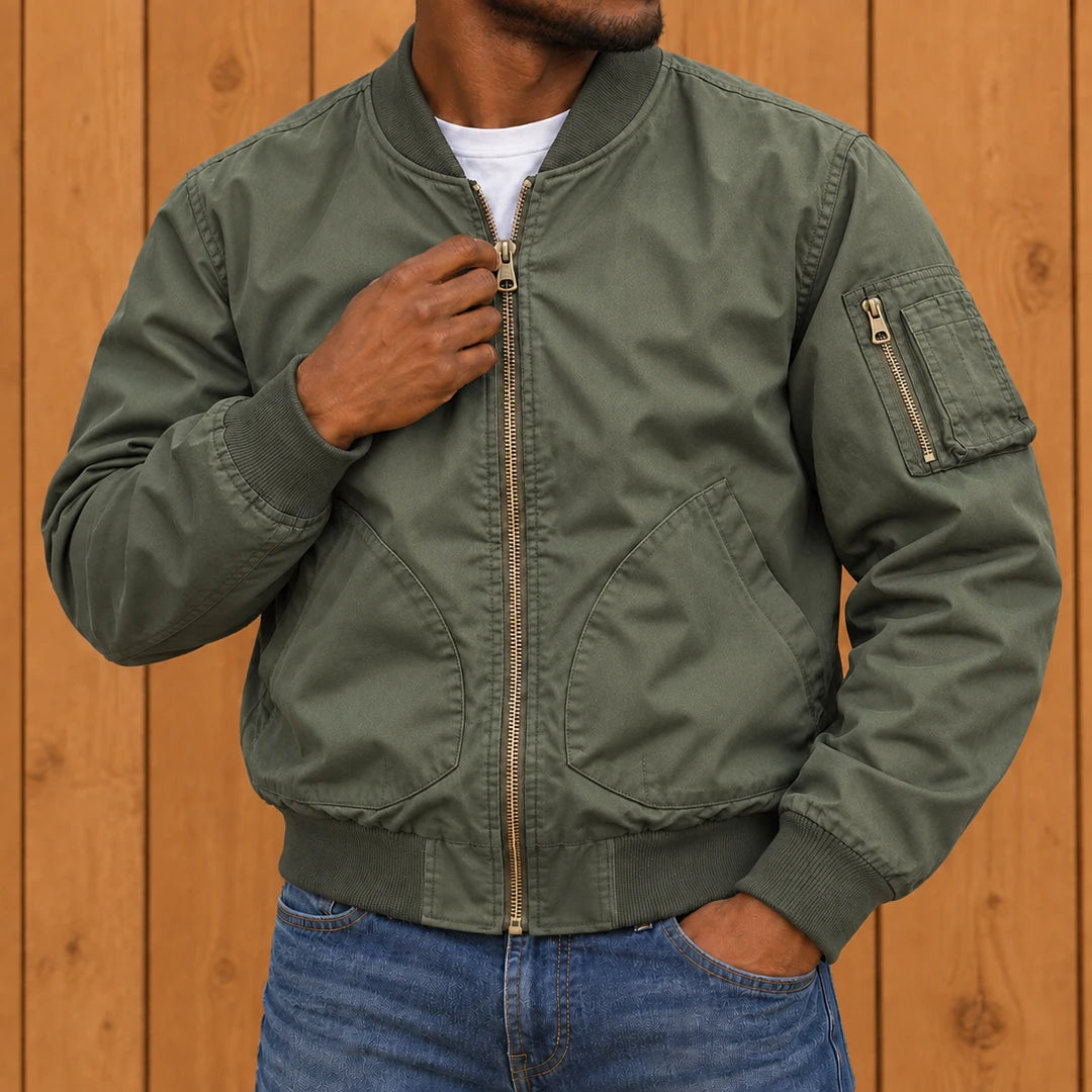 Structured Bomber Jacket