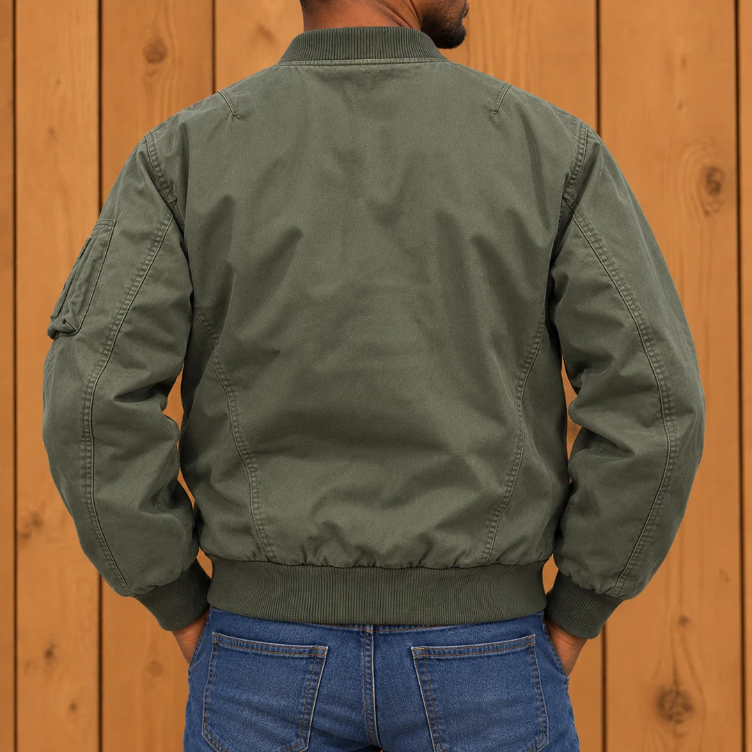 Structured Bomber Jacket