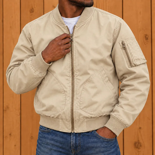 Structured Bomber Jacket