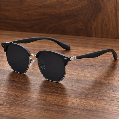 Structured Browline Frame Sunglasses
