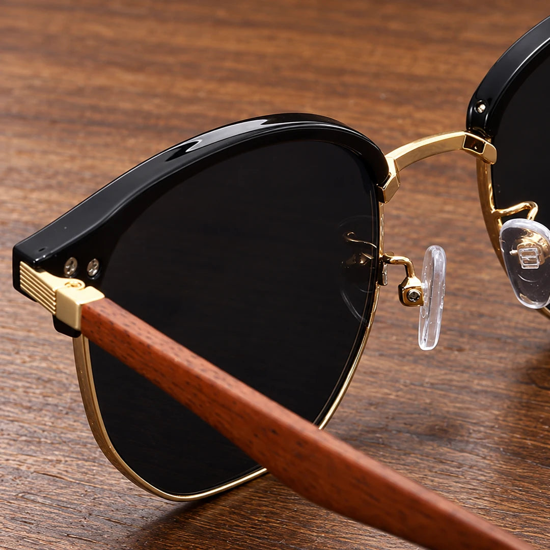 Structured Browline Frame Sunglasses