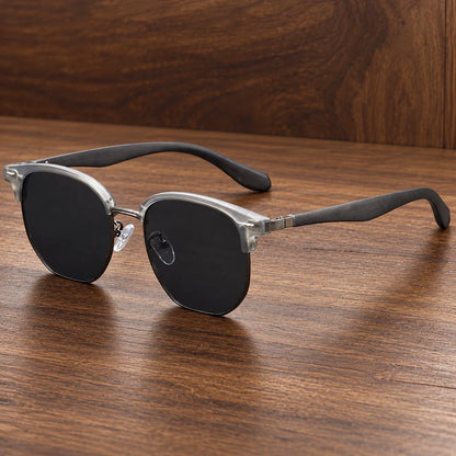 Structured Browline Frame Sunglasses