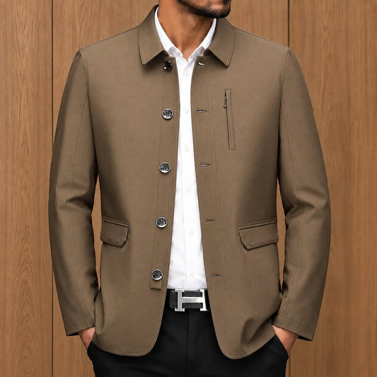 Structured Button Front Jacket