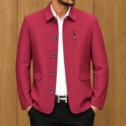 Structured Button Front Jacket