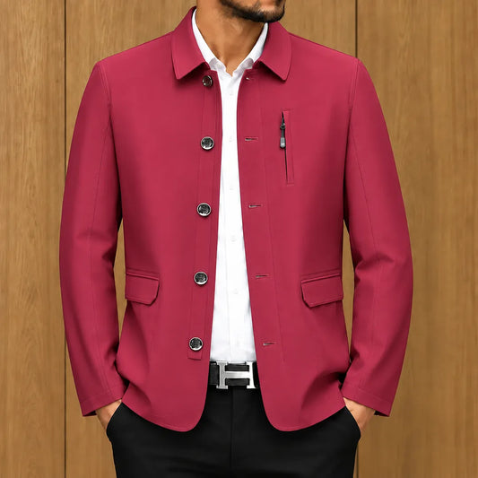 Structured Button Front Jacket