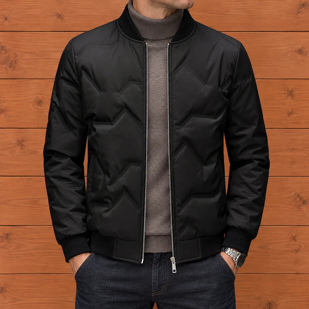 Structured Padded Bomber Jacket