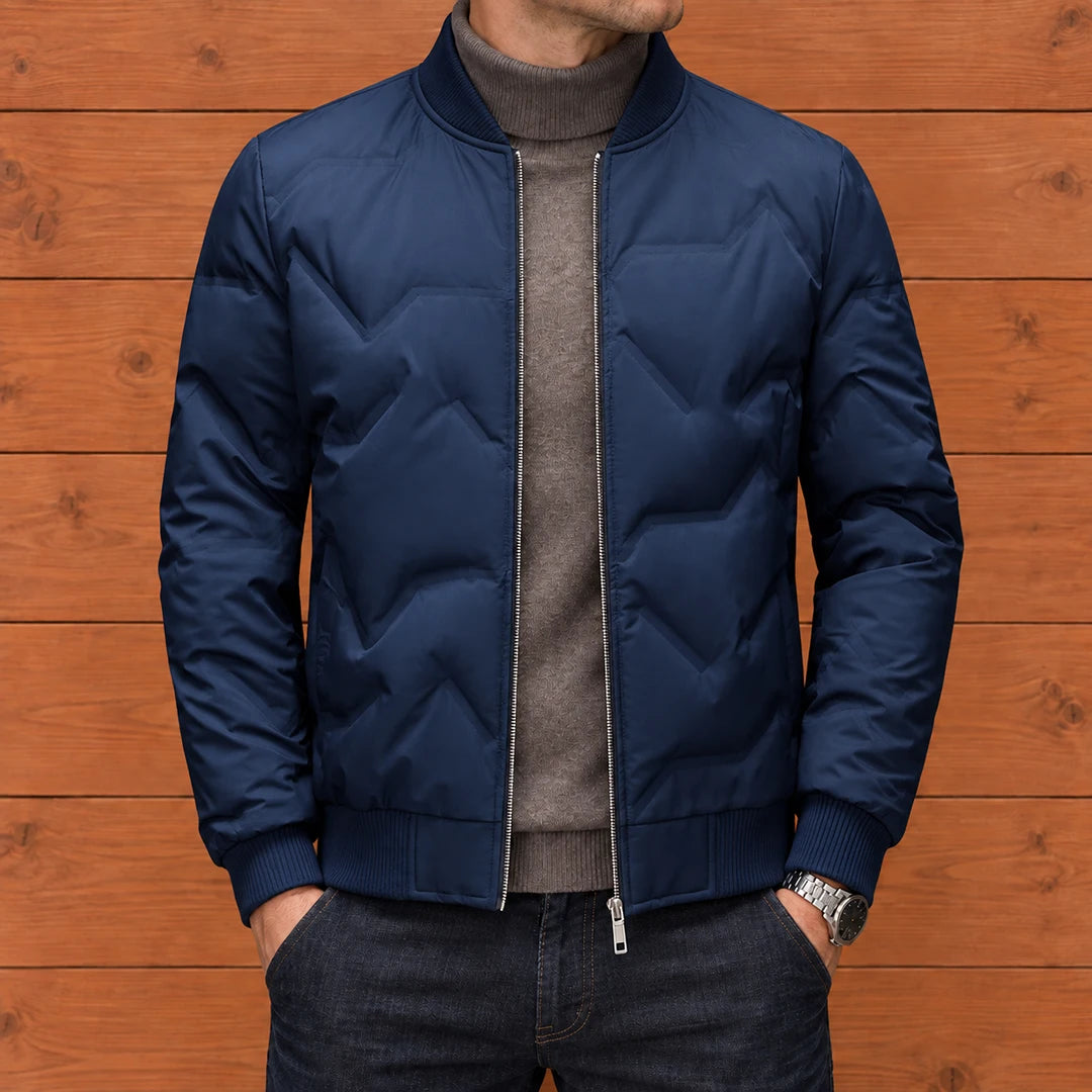Structured Padded Bomber Jacket